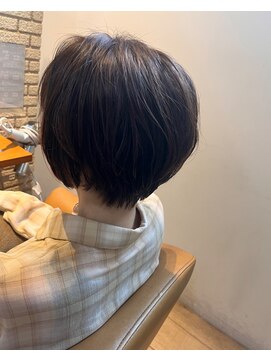 ハピネスフィール 宇治店(Happiness FEEL) 白髪ぼかし×丸みショートナチュラルショート