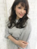 ルノン(LUNON) 【LUNON】シースルーバング×グレーアッシュ