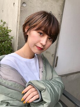 ヘアサロンエムフィス 池袋東口(HAIR SALON M Fe's) ショートボブ☆ラフなアッシュブラウン