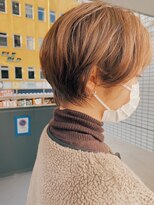 ヘアアンドデイスパ アグー(hair&dayspa AGU) 【横須賀中央 AGU】大人可愛い前髪ありひし形シルエットショート