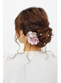 アップスタイル　【結婚式】【ヘアセット】