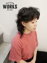 ワークス ヘアデザイン(WORKS HAIR DESIGN) ミディアムウルフパーマ