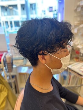 ラヴェルデ メンズカット×ツーブロック×パーマ