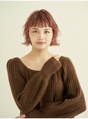 ボブ/カーキグレージュ/マッシュショート/大人かわいい[新宿駅]
