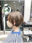 "横顔が素敵な"くびれショートボブ【Ash大泉学園 横山】