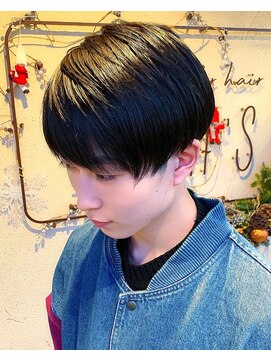 イノセンツ(Innocent'S) 韓流マッシュ/ショート/ブルーブラック/ハイライト