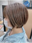 ナチュラルショートボブ