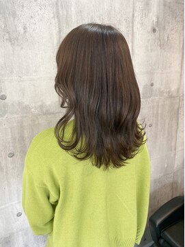 エンリッチヘア(enrich hair) 韓国ヘア　オリーブベージュ　髪質改善トリートメント