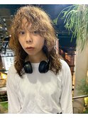 Ayato/美髪/ホワイトグレージュ/ネビージュ/こなれミディ/パーマ