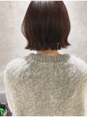 スタイリングが簡単◎ぷつっとボブ