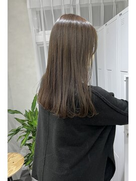 オウル(Owll) ◆◇透け感ブラウンベージュ　さらつやワンカール◇◆