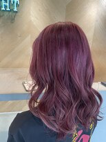 エイト 沖縄豊崎店(EIGHT toyosaki)&nbsp;【EIGHT 豊崎】お客様スタイル_［ワインレッドカラー］