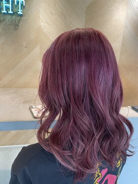 エイト 沖縄豊崎店(EIGHT toyosaki) 【EIGHT 豊崎】お客様スタイル_［ワインレッドカラー］