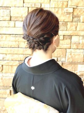 エノモト(ENOMOTO) 和装ヘア☆艶々タイトシニヨン 参列着付け