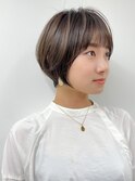 【長谷川】シースルー前髪まるみショート