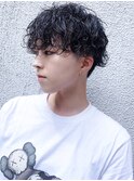 【morio池袋】マッシュショートスパイラルパーマくるくるパーマ