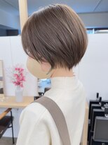 エニ 自由が丘(ENi)&nbsp;黒髪/グレーベージュ/レイヤーロング/前髪パーマ[自由が丘駅]