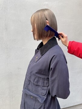 モリオ フロム ロンドン イオンモール 熊本店(morio FROM LONDON) 【morio熊本】ミルクティーベージュ×ボブ