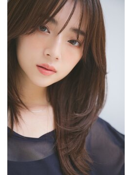 リトル エメ 仙台2号店(little×aimer) 大人かわいい20代30代40代ミディアムレイヤー小顔前髪カット