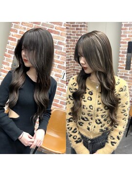 リンク(LinK) 世界最高峰の染めれるエクステで作る長さ出しデザイン