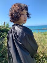 キース ヘアアンドメイク 恵比寿(kith. hair&make)&nbsp;無造作ショートパーマ＊ミルクティーベージュ