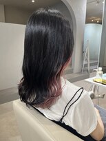 ワークスヘアー(WORKS HAIR)&nbsp;イヤリングカラー　インナーピンク