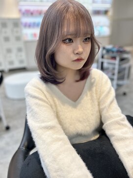 スティル カラン(STILL calin) 【宮川】ハイトーンベージュ × インナーカラー