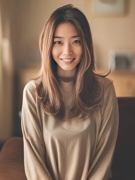 アルトリスト(Altruist Aging×HAIR&SPA) ★ダークアッシュ大人ガーリーボブ着物ミディアムレイヤーカット