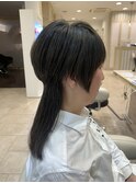 クラゲヘアー姫カットレイヤー前下がりボブウルフハイレイヤー