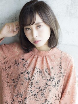 コンティロミー(CONTI ROMMY.) 小顔ひし形シルエット☆前下がり/くすみベージュ20代～50代