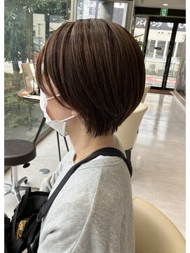 ルシードスタイルレーヴ(LUCIDO STYLE REVE) 前髪なしショートスタイル