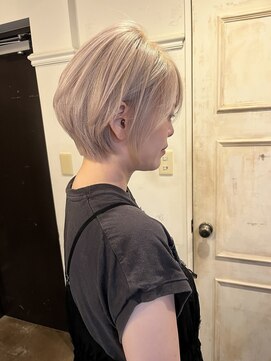 ルチア ヘア ステラ 京都店(Lucia hair stella) ブロンド/ミルクティーベージュ/ケアブリーチ/髪質改善/