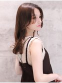 透明感カラー/縮毛矯正/美髪カラー/20代/30代