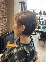 ヘアーサロン まつもと 前下がりショートボブ