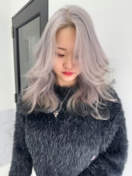 エゴル ナゴヤサカエ(ENGOL NAGOYA SAKAE) 坂野貴哉/ホワイトシルバー/ハイトーンカラー