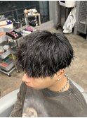 MEN’S HAIR/波巻ツイストスパイラル/フェザーパーマ/本町y