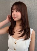 ハッシュカット/ハイレイヤー/ザクザクレイヤー/顔周りカット