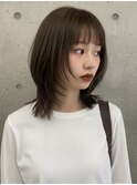 50代ハンサムショートショートバレイヤージュクラゲヘアパーマ