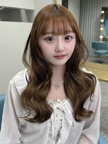 ボタン 熊本(VOTAN)&nbsp;韓国ヘア/レイヤーカット/オリーブ/ヘーゼルベージュ/春カラー