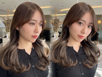 ビビバイベル(BiVi by BHEL)の写真/顔周りのデザイン1つで小顔効果も◎顔周りレイヤースタイルで手軽にイメージチェンジを＊[桑名/津/ウルフ]