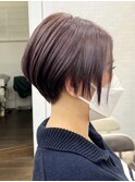 宇都宮ショートカットショートヘア白髪ぼかしハイライト白髪染め