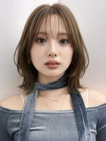 サンド クリア 横浜本店(sand clear) 大人レイヤーミディアム巻ける縮毛矯正マロンベージュ