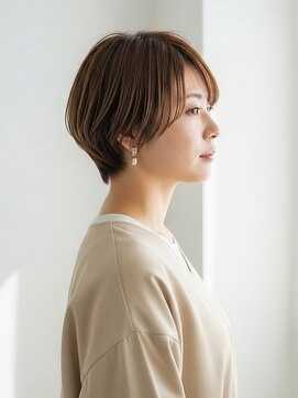 フープ 川越(hoop) 頭の形が綺麗に見えるショート川越/白髪ぼかし/白髪染め