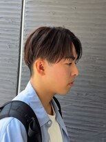 テンション(tension)&nbsp;センターパートメンズカット眉毛カット札幌駅大通駅バスセンター
