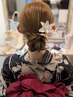 浴衣に似合わせ!浴衣ヘアセット3500円