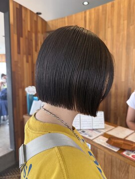 ヘアラウンジ アングゥ(hair lounge ungu) 艶ツヤワンレンボブ