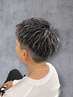 【ご新規様限定】メンズカット+ホワイトハイライト ¥19000