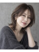 エルコット(elcot) ◆大人に似合うウルフカット/ミディアムレイヤー/40代50代60代◆