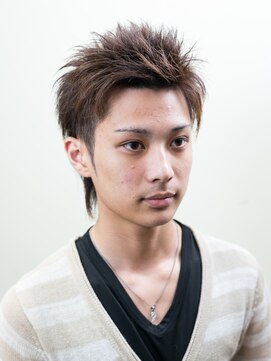 ヘアースペースピージャブ(P JAB) 質＆束感をデザインしたツーブロックスタイル