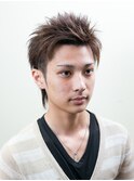 質&束感をデザインしたツーブロックスタイル